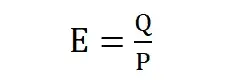 Equation for Efficiency of Transducer