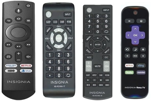 Insignia tv remote deals codes