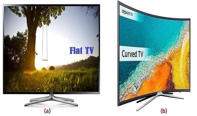 Flat and Curved Display Flat and Curved Display in Samsung Series