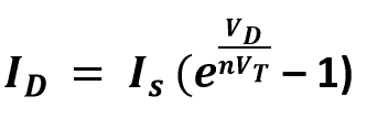 VI Characteristics Formula of PN Junction Diode in Forward Bias