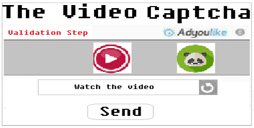 Video based CAPTCHA Code