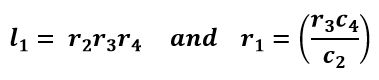 Expression for L1 and R1