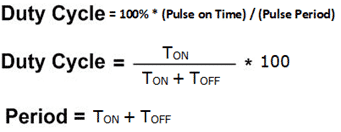Duty Cycle in Pulse Width Modulation (PWM)
