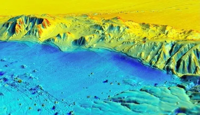 Image of 3-D Laser Map using LIDAR