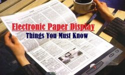Introduction to Electronic Paper Display