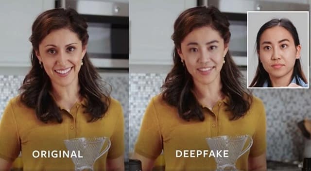 Change in same image- Result of Face Swap Technology