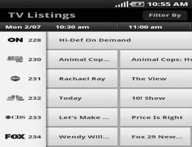 TV Listing