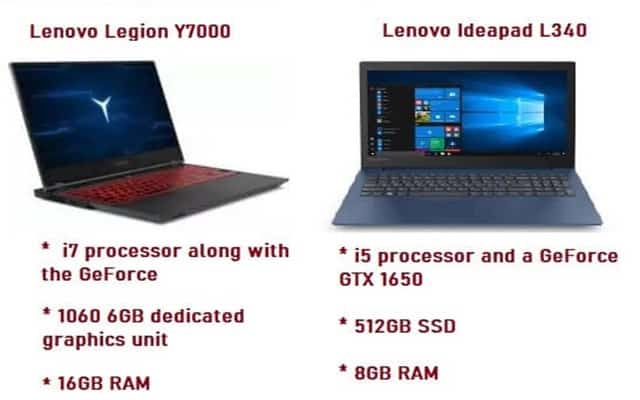 Lenovo gaming laptops