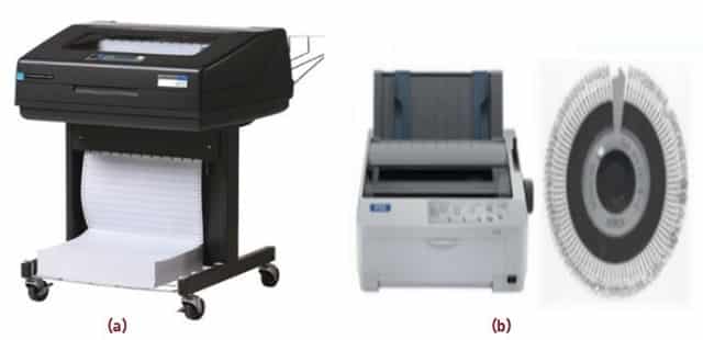 Line Printer, Daisy Wheel