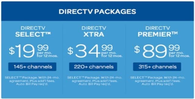 DirecTV Packages