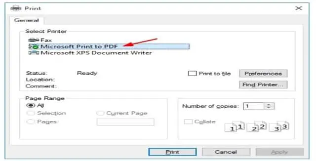 Converting to pdf format (1)