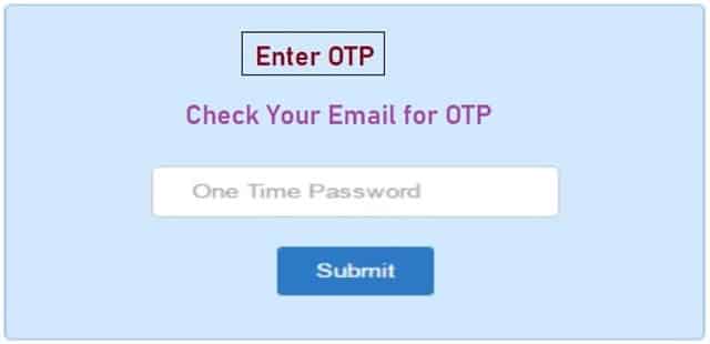 Email OTP (One Time Password)