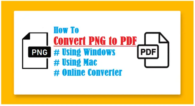 Introduction to PNG to PDF