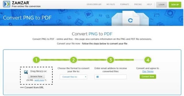 Online conversion