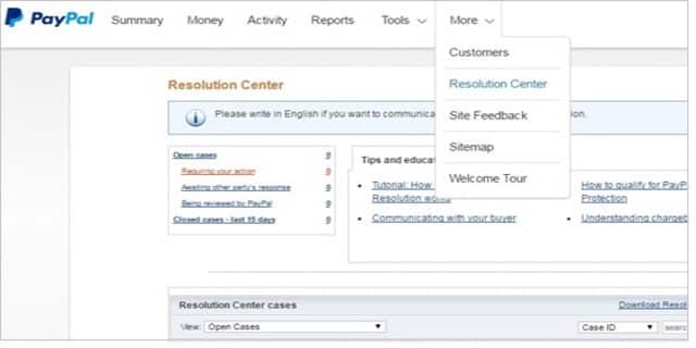 Resolution Center