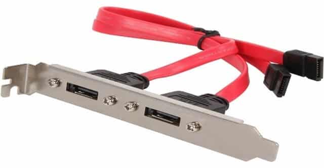  eSATA Slot Plate Bracket