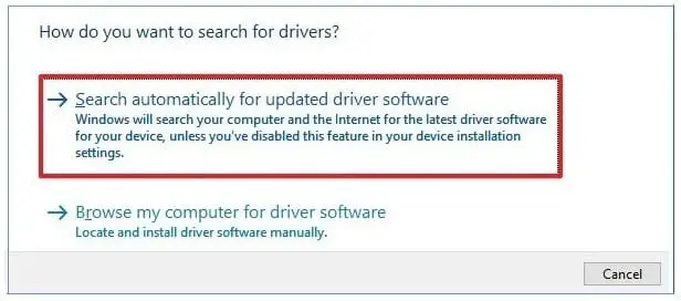 Option to Search Firmware