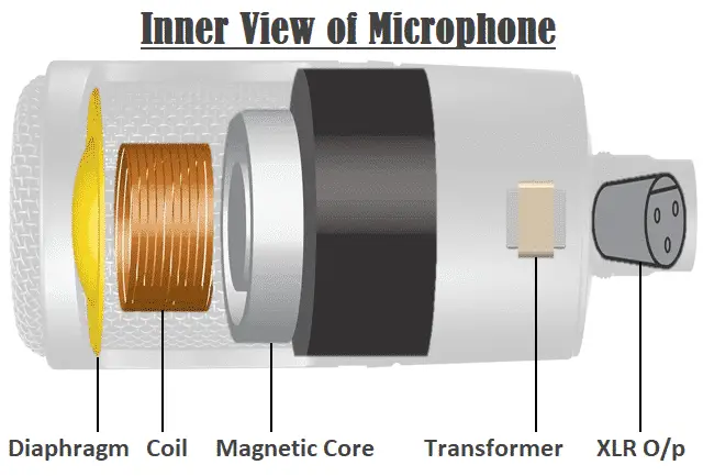 Inner View of Microphone Inner View of Microphone