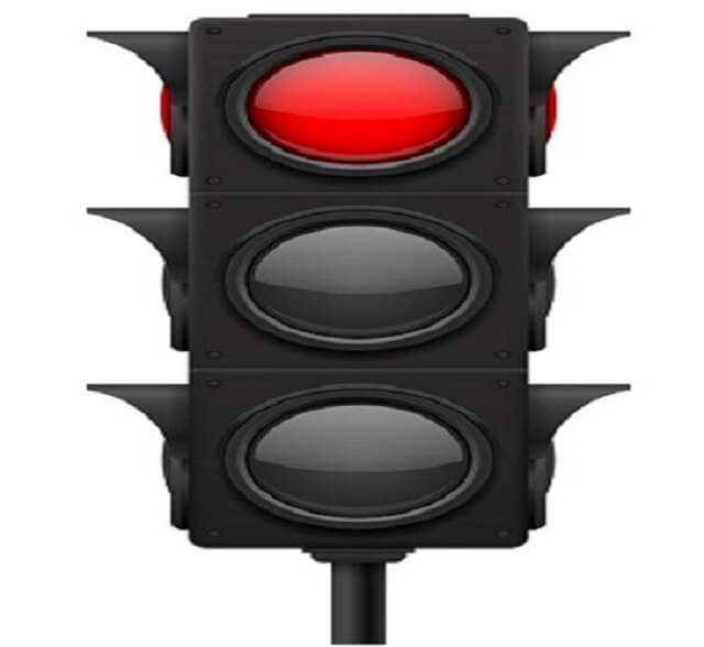 Red Light on Traffic