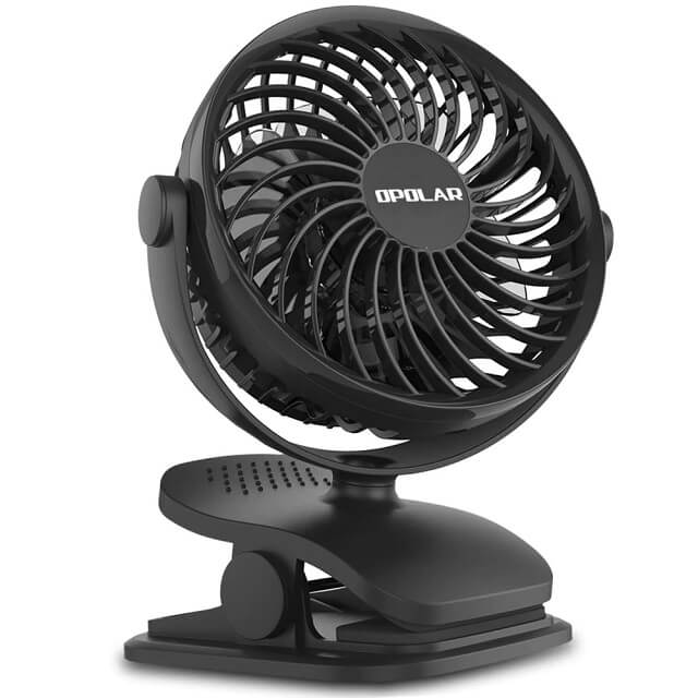 Opolar Rechargeable Clip-on Fan