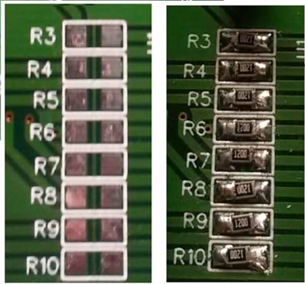 Surface-mounted PCB Surface-mounted PCB