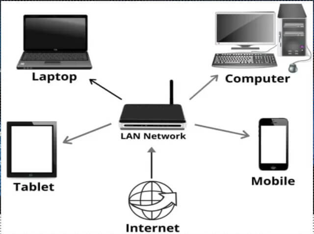 Fig 3 - Local Area Network (LAN)